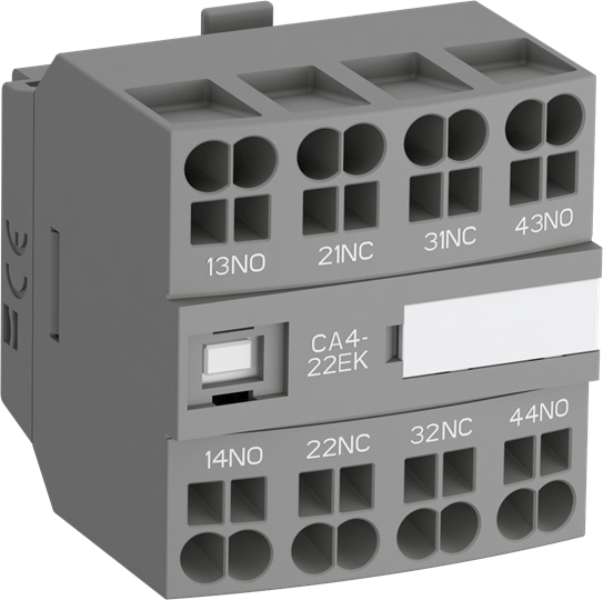 1SBN010146R1204 - CA4-04NK ABB AF Contactor with Push-in Spring Accessories