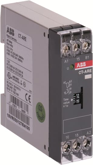 1SVR550127R4100 - CT-ARE Time relay, true OFF-delay ABB Economy Timers - CT-E