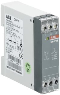 1SVR550870R9400 - CM-PVE Phase monitoring relay, L1,2,3-N=185-265VAC | ABB Group