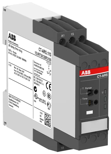1SVR730120R3100 - CT-ARS.11S Time relay, true OFF-delay ABB High-Performance Timers - CT-S