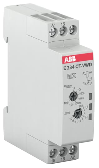 1SVR500130R0000 - CT-VWD.12 Time relay, impulse-ON ABB Building Application Timers - CT-D