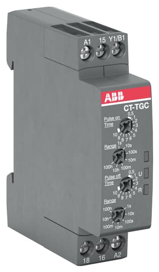 1SVR508160R0000 - CT-TGC.12, Time relay, Pulse generator ABB Economy Timers - CT-C