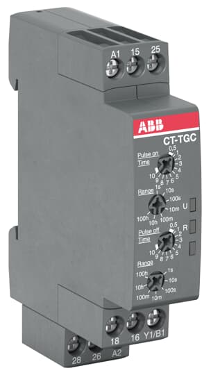 1SVR508160R0100 - CT-TGC.22, Time relay, Pulse generator ABB Economy Timers - CT-C