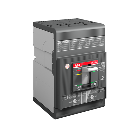 1SDA067556R1 - XT2S 160 TMA 63-630 3p F F ABB MCCB - Tmax XT