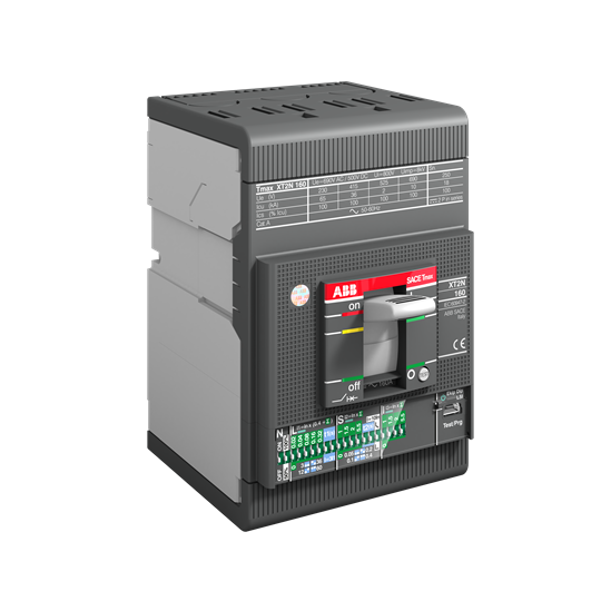 1SDA067857R1 - XT2H 160 Ekip LS/I In=10A 3p F F ABB MCCB - Tmax XT