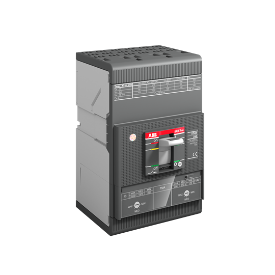 1SDA068090R1 - XT4N 250 TMA 200-2000 3p F F ABB MCCB - Tmax XT