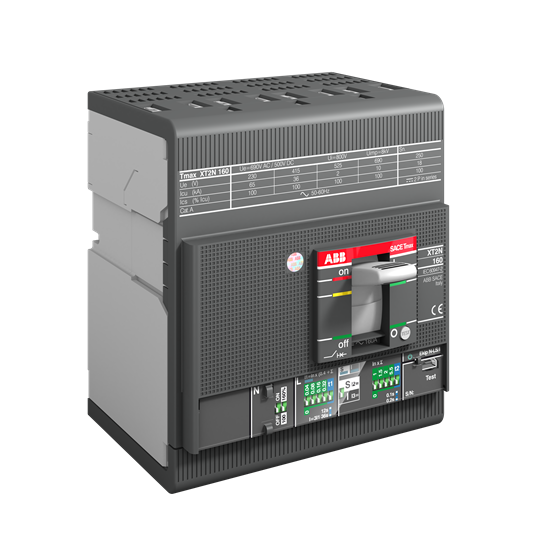 1SDA067834R1 - XT2S 160 Ekip LS/I In=25A 4p F F ABB MCCB - Tmax XT