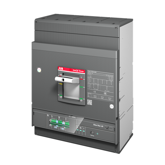1SDA107575R1 - XT6S 800 Ekip Dip LS/I In=630 3p F F ABB MCCB - Tmax XT