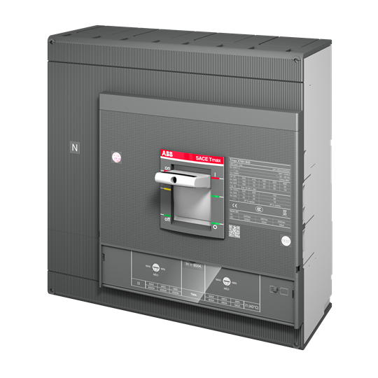 1SDA107582R1 - XT6S 800 TMA 630-6300 4p F F In N=100% ABB MCCB - Tmax XT