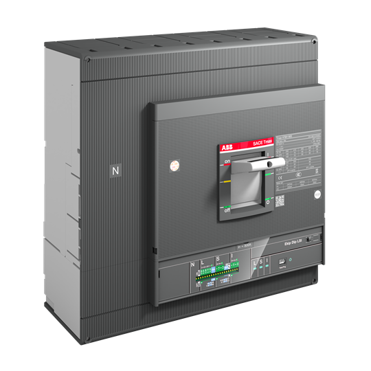 1SDA100755R1 - XT6S 1000 Ekip Dip LS/I In=1000 4p F F ABB MCCB - Tmax XT