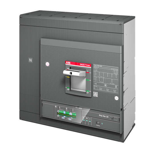 1SDA107570R1 - XT6N 800 Ekip Dip LS/I In=630 4p F F ABB MCCB - Tmax XT