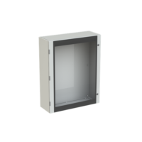 SRN5425VK - Glass Door Sheet Metal Enclosure (Grey) ABB SR2 - Metal Enclosure - IP65 Indoor