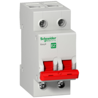 EZ9S16263 - Easy9 switch disconnector - 2P - 63 A - 400 V Schneider Electric