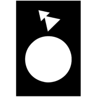 ZB2BY2916 - legend - 30 x 40 mm - black - reverse, slow Schneider Electric