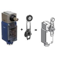 XC2JC10131 - Limit switch, Limit switches XC Standard, XC2 J, roller lever, 1 C/O Telemecanique Sensors