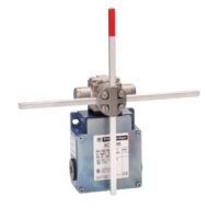 XCKMR54D1 - Limit switch, Limit switches XC Standard, XCKMR, stay put crossed rods lever 6 mm, 2x(2 NC), slow, Pg13 Telemecanique Sensors