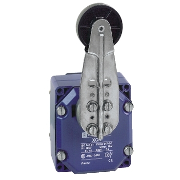 XCRA15 - Limit switch, Limit switches XC Standard, XCR, thermoplastic spring return roller lever large, 2X(1NC+NO) Telemecanique Sensors