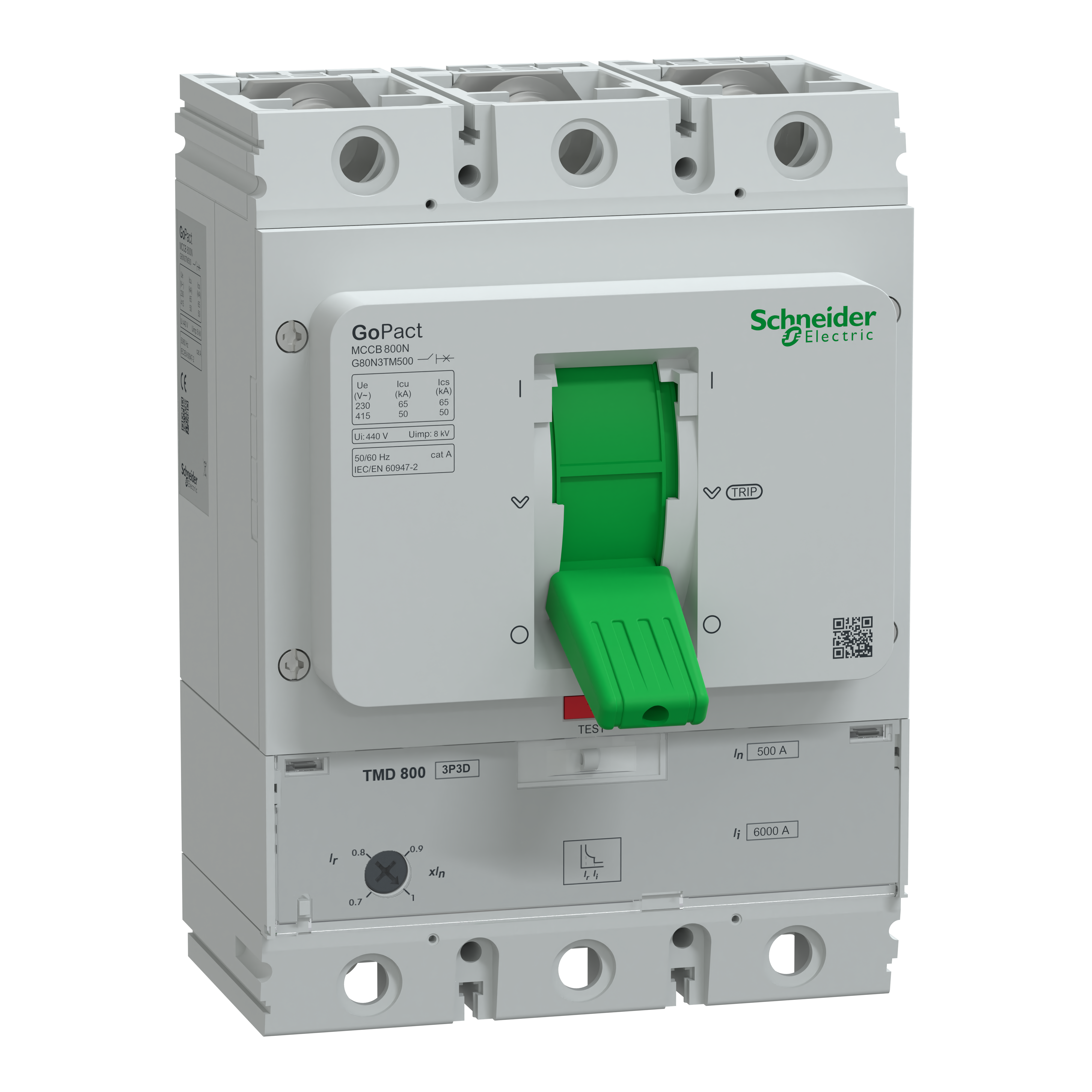GOMCCB 800N 3P3D 500A TMD G80N3TM500