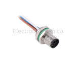 PM POW CONNECTOR M12 4PIN+E MALE