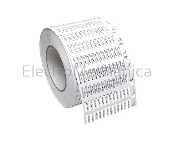44091B 4x12mm PUSHIN TAG WH (12552/roll) EM – RMS Measurement and Control