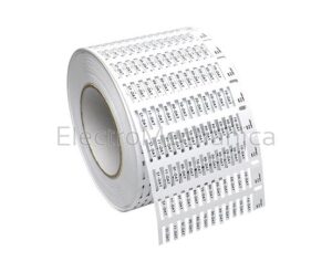 13x57mm TIE-ON TAG WHT(1775/roll)
