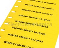 9x70mm PUSH-IN YEL TAG(1450/roll)