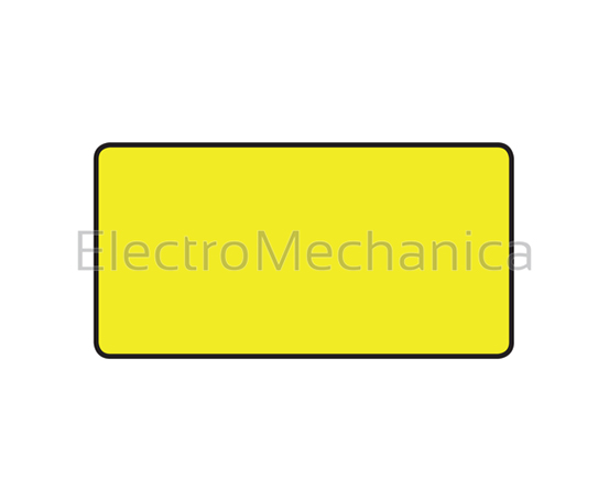 52x105mm ADHESIVE YEL LABEL(100)