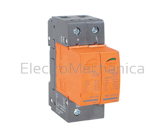 TYPE1+2 65kA 2P 1PH+N SPD+IND