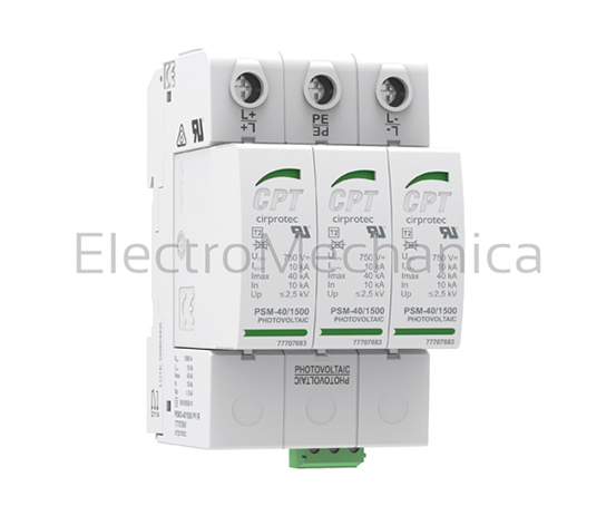TYPE2 40kA 3P SPD PV 1500V +IND