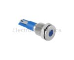 12mm METALIC BLU LED PL 240VAC/DC