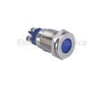 16mm METALIC BLU LED PL 240VAC/DC