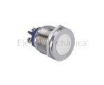 22mm METALIC WHT LED PL 220VAC/DC