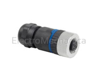 M12 CONNECTOR 8PIN STR FEMALE