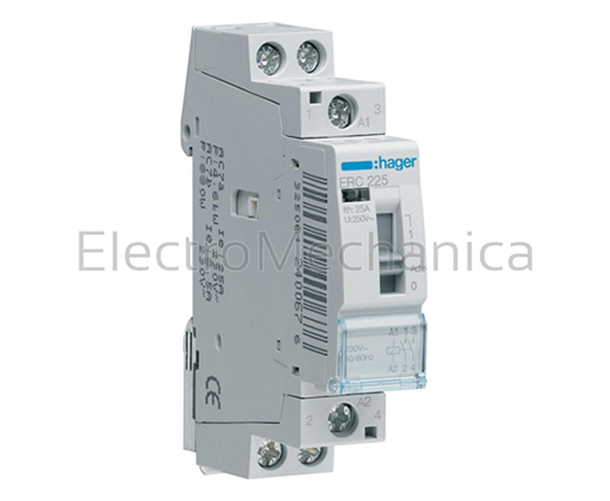 RELAY 16A 1NO+1NC 230VAC+OVERRIDE