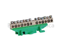 RAIL MOUNTABLE GRN EARTH BAR