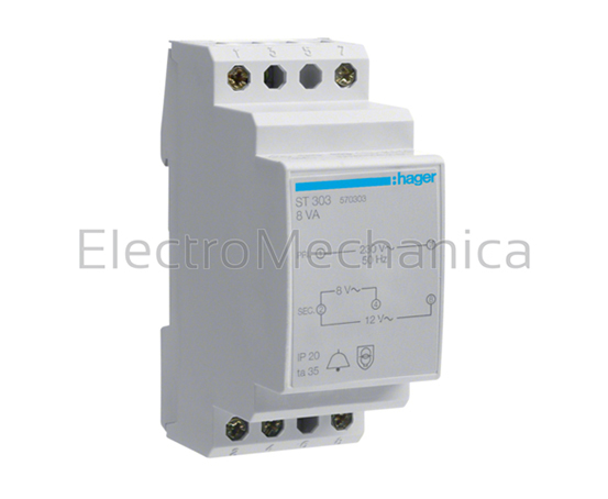 BELL TRANSFORMER 230/12V 8VA