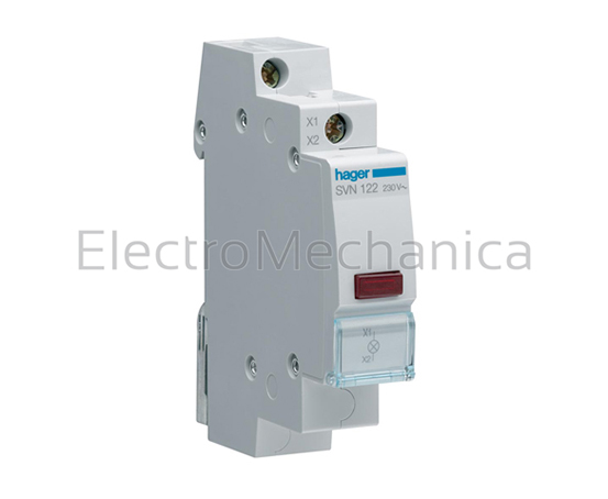 RED LED INDICATING LIGHT 230V