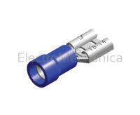 FEMALE P/ON BLUE 8mm (100)