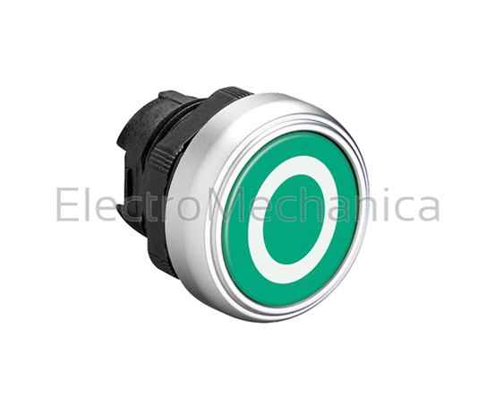 FLUSH GRN "I" P/BUTTON ACT.