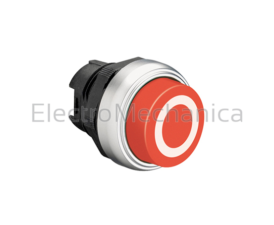 EXT HEAD RED MOM "O" P/BUTTON ACT
