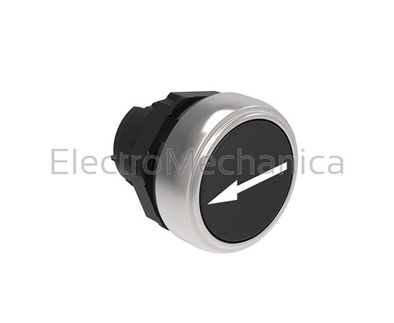 FLUSH BLK "LEFT" P/BUTTON ACT.