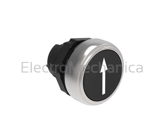 FLUSH BLK "UP" P/BUTTON ACT.