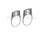 LEG.HOLDER FOR 12X27MM LABELS FLAT GRAY LPFX AU100G LEG.HOLDER FOR 12X27MM LABELS FLAT GRAY