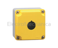 1 HOLE METAL P/BUTTON STATION YEL