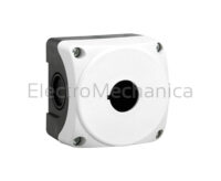 1 HOLE EMPTY P/BUTTN STATION-GREY