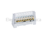 7WAY RAIL MNT TERMINAL POST GREY