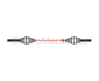 OPTICAL FIBRE M4 THRU BEAM