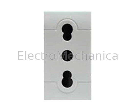 16A 2P+E ITALIAN SOCKET 1MOD