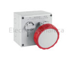 32A 3P+N+E IP67 SURF SWTH SOCKET