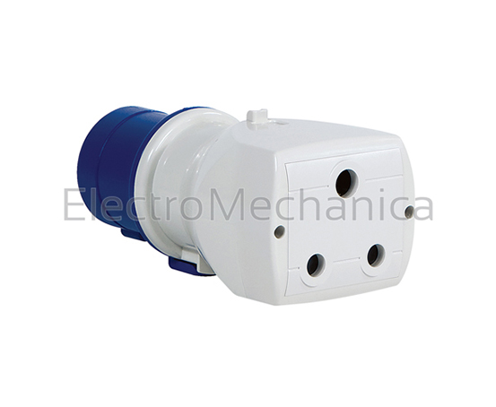 16A 2P+E TO 2x 16A SOCKET ADAPTOR